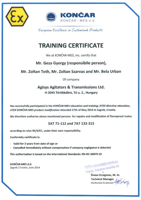 Agisys_Koncar_certificate.JPG